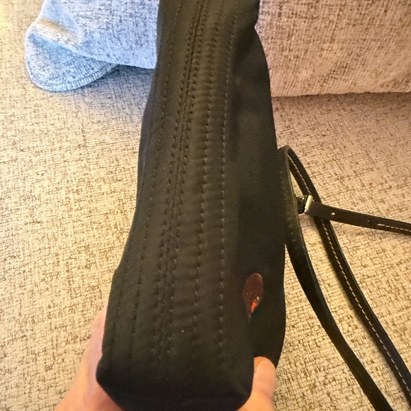 Dooney and Bourke Black Nylon Crossbody Bag with logo charm 9x7 - Picture 10 of 10